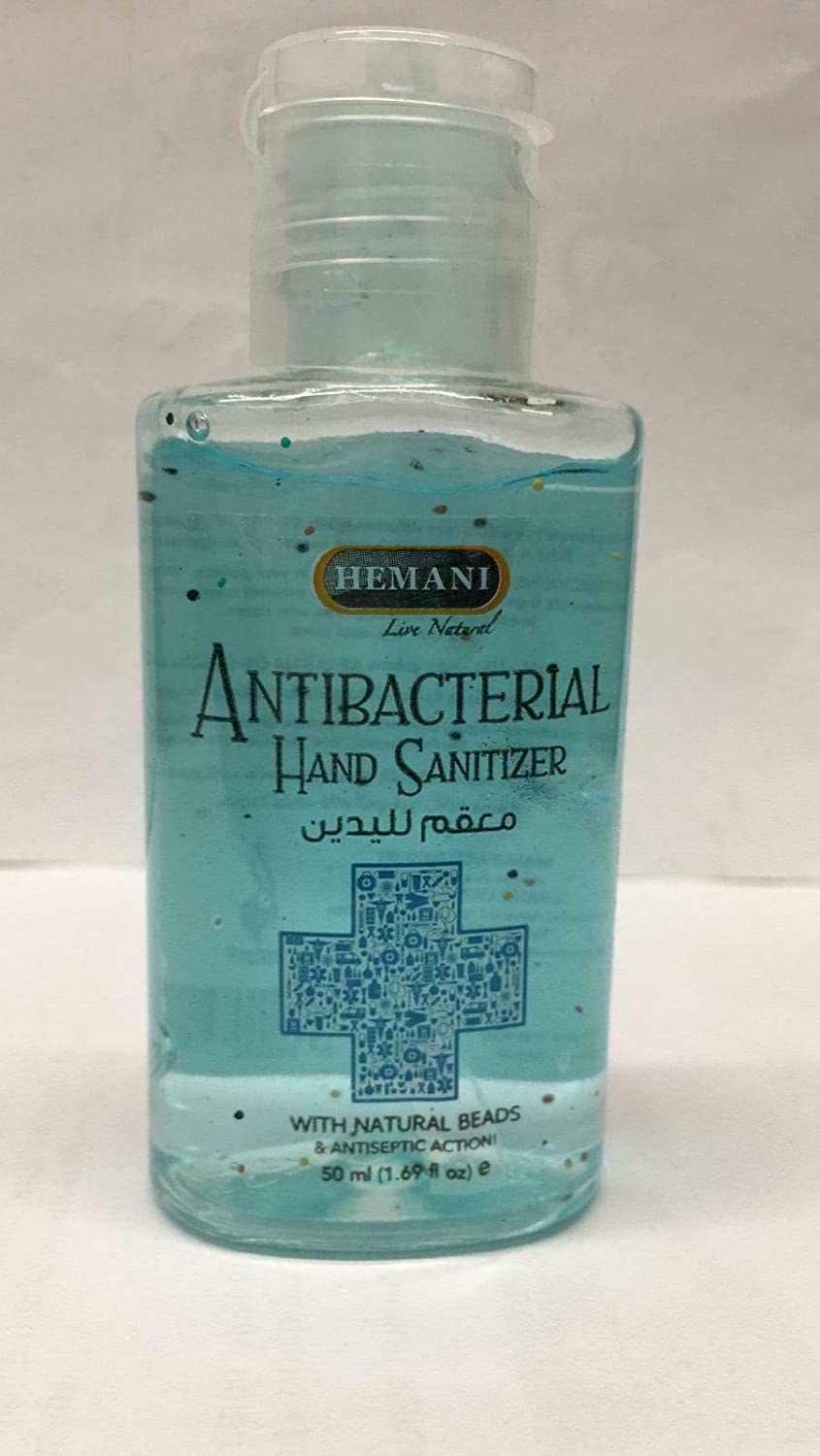 HAND SANITISER GEL ANTIBACTERIAL MOISTURISE (Hemani 50ml)…